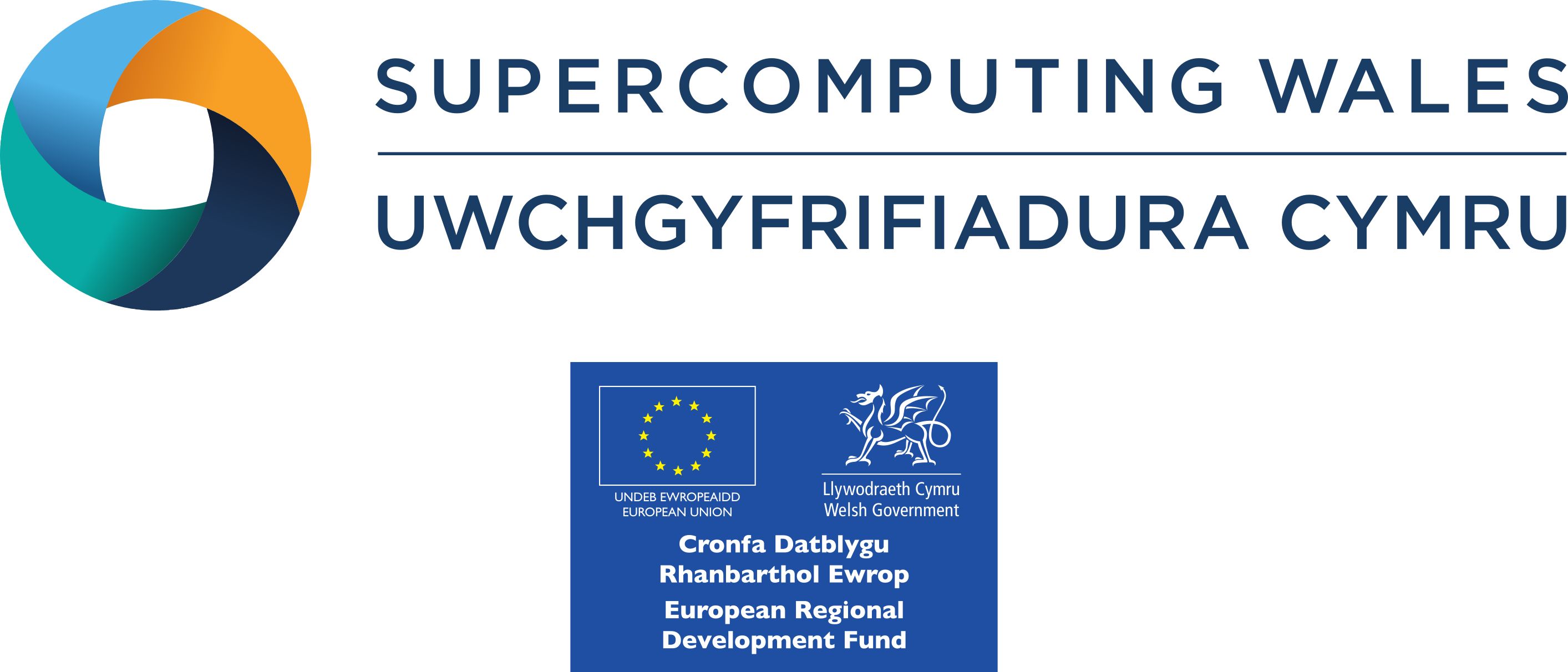 Supercomputing Wales is part-funded by the European Regional Development Fund through Welsh Government.
